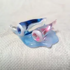 ガラス　鯉のぼり　雲　ミニチュア　節句
