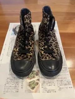 コンバースConverseヒョウ柄 ハイカットスニーカー