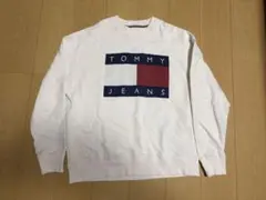 TOMMY JEANS スウェット ホワイト L