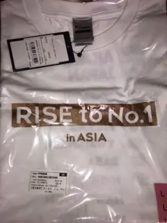 L バスケ日本代表 アカツキジャパン公式Tシャツ (RISE to No.1)