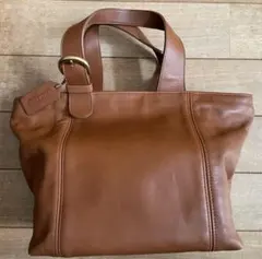 美品OLD COACH オールドコーチ　ミニトートバッグ ハンドバッグ茶ブラウン