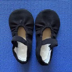 ブラックバレエシューズ キッズ用