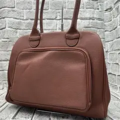 美品✨オレステフランツィ トートバッグ シボ革 レザー ブラウン A4 