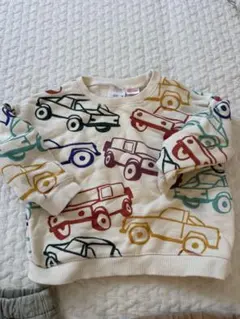 ZARA ベビー トレーナー 車柄 12-18M 86cm