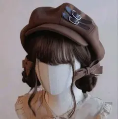 ラスト1点　キャスケット　地雷系 量産型 キャップ ベレー帽 帽子