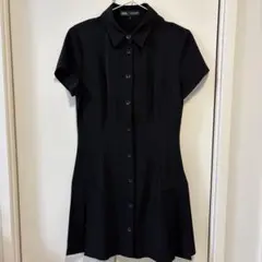 美品✨】バーバリーロンドン シャツワンピース 牛革 レザー ベルト 膝