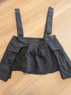 黒の調整可能なストラップベスト Mサイズ