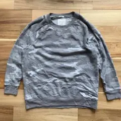 温*ん様 AMERICAN EAGLE 迷彩柄 グレーカモスウェット やや薄手