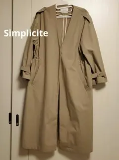 ヨ*コ様 【一部汚れあり】Simplicite トレンチコート スプリングコート