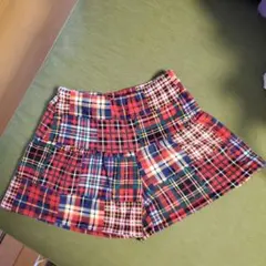 ホットビスケッツ　チェック柄キュロット