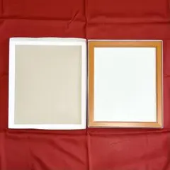 新品✨ 未使用✨ 四切り デザインフォト 木製 フレーム