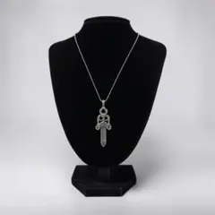 ダガーチャーム ペンダント チェーンネックレス