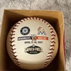 MLB イチロー　シアトル凱旋　マリナーズ マーリンズ 記念ボール　ICHIRO
