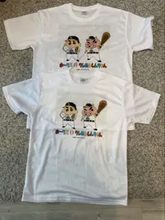 ソフトバンクホークス クレヨンしんちゃん Tシャツ　Ｓ・Ｌの２枚セット