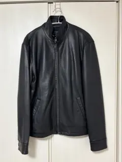 POLO RALPH LAUREN ラムレザージャケット　黒のサムネイル