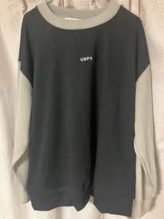 US ポロアッスン　バイカラー　オーバースウェット