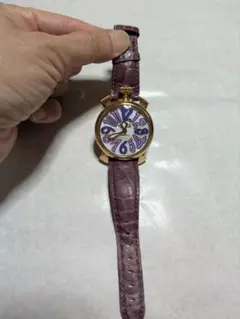 大チャンス】GaGa MILANO マヌアーレ46 紫 クオーツ 美品 - メルカリ