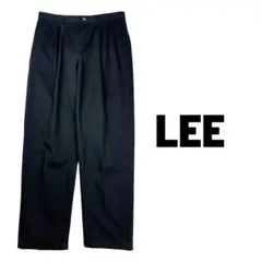 LEE チノパン ツータック ネイビー ストレートのサムネイル