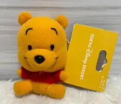 タグ付き【プーさん】 ぬいぐるみ マスコット ストラップ ディズニー
