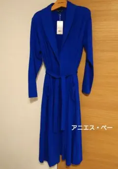 agnès b. ブルーロングカーディガン サイズ2
