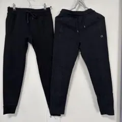 キッズ スウェットパンツ 2枚セット GAP Fit・RUBIK 140cm 黒