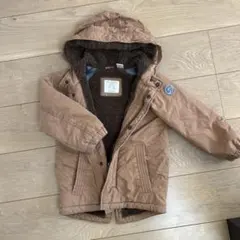 Zara Babyboy 104サイズ 中綿コート ブラウン
