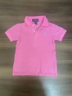 Polo Ralph Lauren ピンク ポロシャツ 3T 100