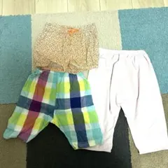 夏ズボン3点セット　西松屋　UNIQLO baby Gap