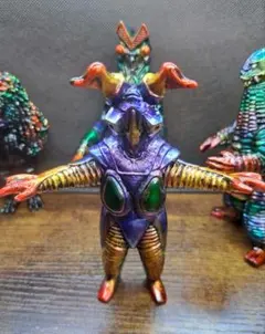 ゼットン　ウルトラ怪獣シリーズ　ソフビ　キャンディー塗装　リペイント