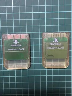 ps純正メモリーカード２本セット