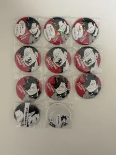 ハイキュー!! 黒尾鉄朗 缶バッジ 11点セット 原画