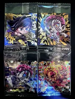 【鬼滅の刃】ディフォルメシール ウエハース 14 猗窩座vs冨岡義勇/煉獄杏寿郎