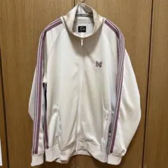 【希少】ニードルストラックジャケット LQ385 22ssホワイトパープル L 希少】ニードルストラックジャケット LQ385 22ssホワイトパープル L
