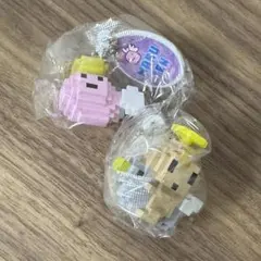 たまごっち　ドットフィギュアチャーム　くりてん&まるてん