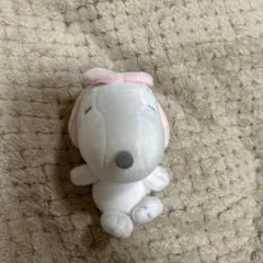 スヌーピー￤PEANUTS￤ニコぬい￤ピンク￤リボン