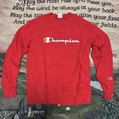 Champion リバースウィーブ スウェット レッド