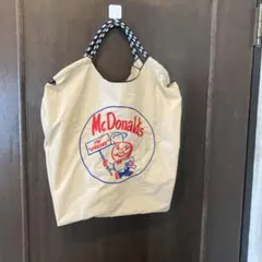 マクドナルド柄? エコバッグ　美品