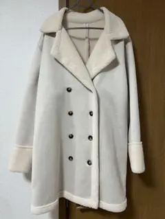 SHEIN 2XL フリースジャケット クリーム色