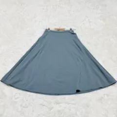 【ジーユー】/フレアスカート/（S）/GU/ブルー系/無地/シンプル/レディース