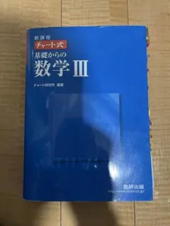 数研出版 改訂版 チャート式基礎からの数学3 青チャート