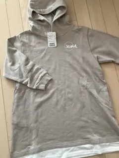 ◇新品◇ X-girl STAGES 130 重ね着風ワンピース