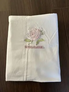 ROYAL CLASSIC ロイヤルクラッシック刺繍フラットシーツ シングル