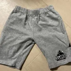 XLARGE グレー ハーフパンツ キッズ