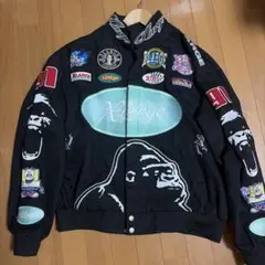 XLARGE スタジャン ブラック 刺繍 ワッペンのサムネイル