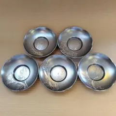 天満屋 特撰 錫製 茶道具茶托5客セット 天満屋 特撰 錫製 茶道具茶托5客セット - メルカリ