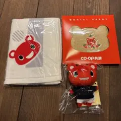 CO-OP共済 フェイスタオル　マスコット　コーすけフェイスタオル　コープ