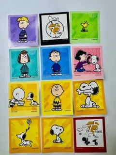 くら寿司 PEANUTS ステッカー 12種セット