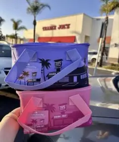 〈ピンク〉TRADER JOE'S ミニ保冷バッグ残り1点