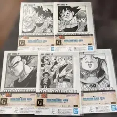 】一番くじ ドラゴンボール 40th 其之ニ G賞 クリアファイル　５枚