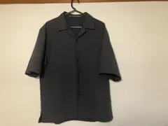 GU メンズ 半袖シャツ グレー